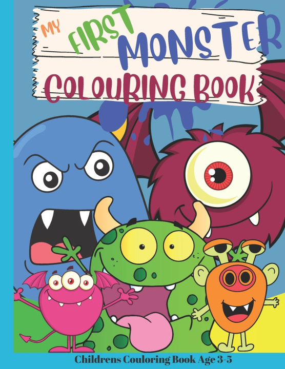 Kniha My First Colouring Book Of Monsters Silverfox Publications