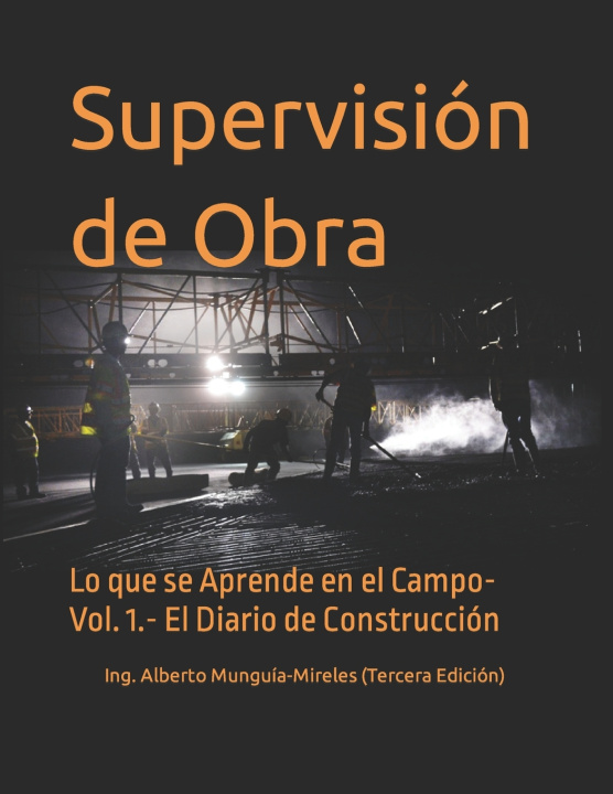 Kniha Supervisión de Obra Arturo Munguía Sánchez