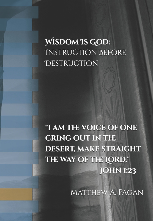 Kniha Wisdom Is God Matthew A Pagan