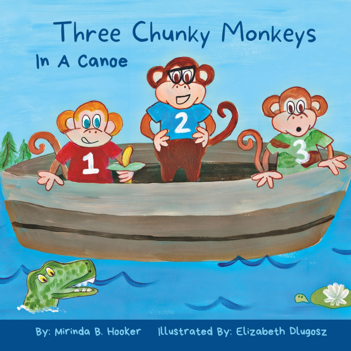 Kniha Three Chunky Monkeys Mirinda B Hooker