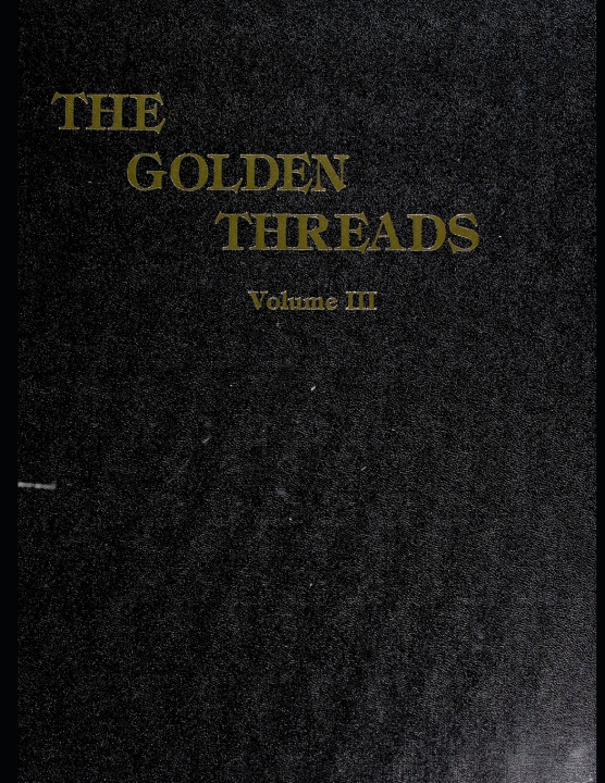Boek The Golden Threads William G. Weger