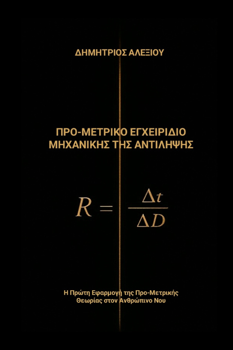 Kniha Προ-μετρικό Εγχειρίδιο Μηχανικής της Αντίληψης Dimitrios Alexiou