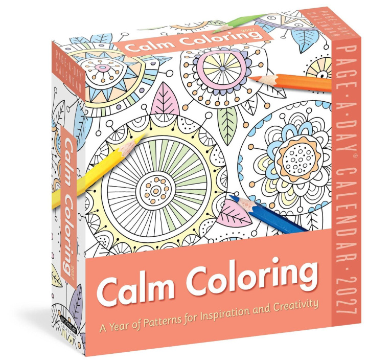 Calendar/Diary Calm Coloring Page-A-Day® Calendar 2027 Workman Calendars