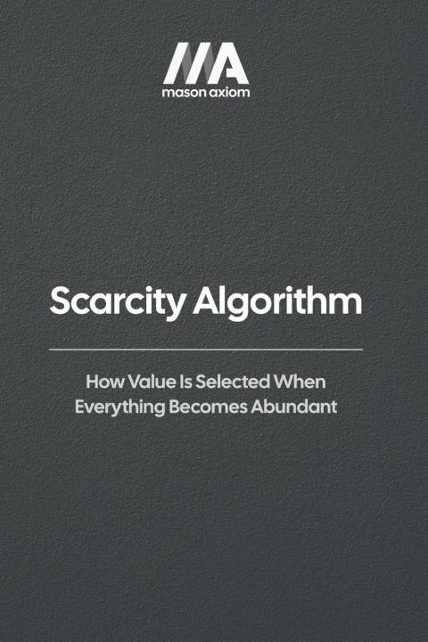 Kniha Scarcity Algorithm Mason Axiom