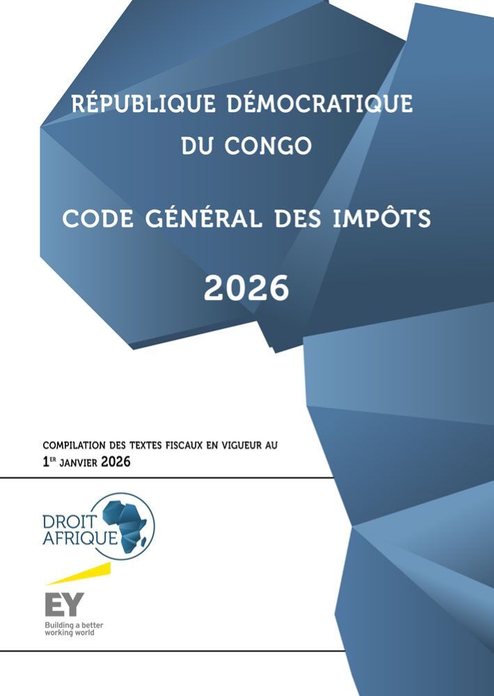 Kniha RDC - Code général des impôts 2026 Droit Afrique