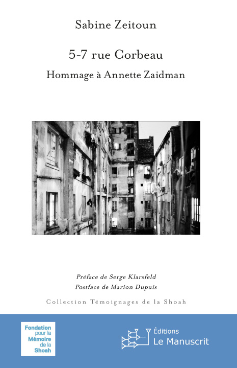 Książka 5-7 rue Corbeau Zeitoun