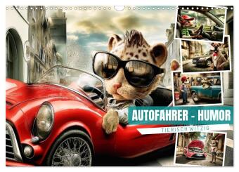 Kalendár/Diár Autofahrer-Humor (Wandkalender 2027 DIN A3 quer), CALVENDO Monatskalender Calvendo