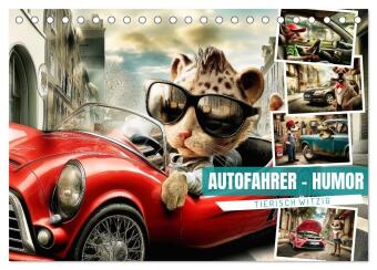Kalendář/Diář Autofahrer-Humor (Tischkalender 2027 DIN A5 quer), CALVENDO Monatskalender Calvendo