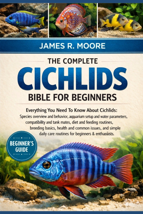 Kniha THE COMPLETE CICHLIDS BIBLE FOR BEGINNERS James R. Moore