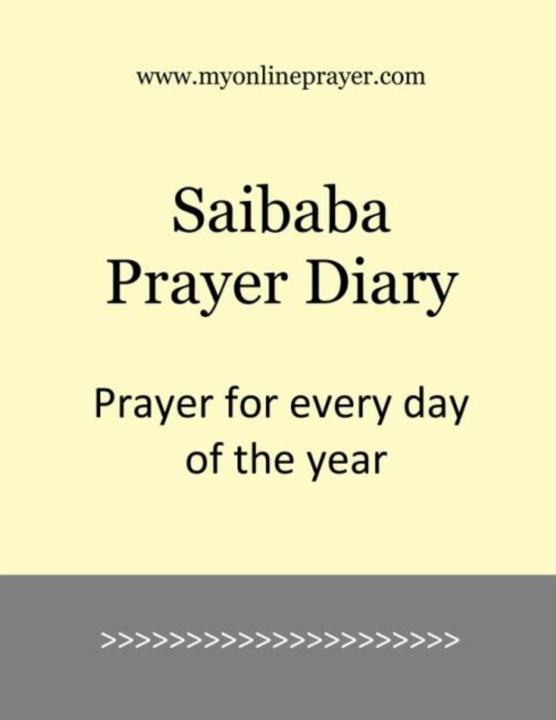 Kniha Saibaba Prayer Diary Swaminathan Kathiresan