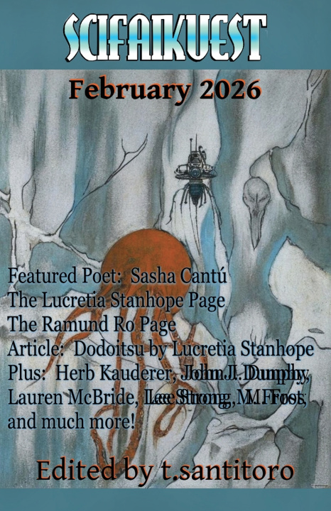 Knjiga Scifaikuest February 2026 Teri Santitoro