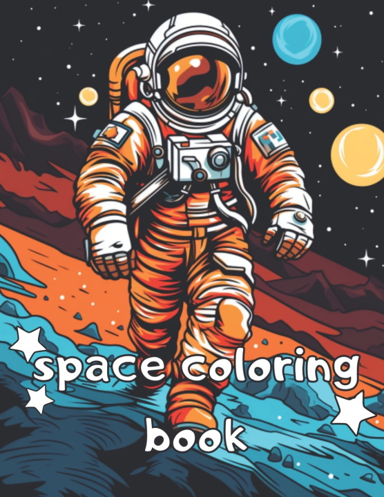 Kniha Space coloring book Evan Lopez