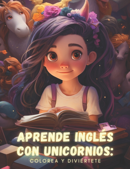 Knjiga Aprende Inglés con Unicornios Michael Sandoval