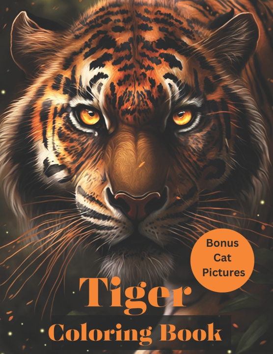 Kniha Tiger Coloring Book Positive Elements Designs