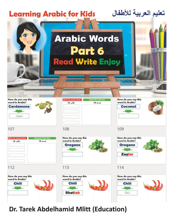 Kniha Learning Arabic For Kids Tarek Abdelhamid MD; Mlitt (Edu)