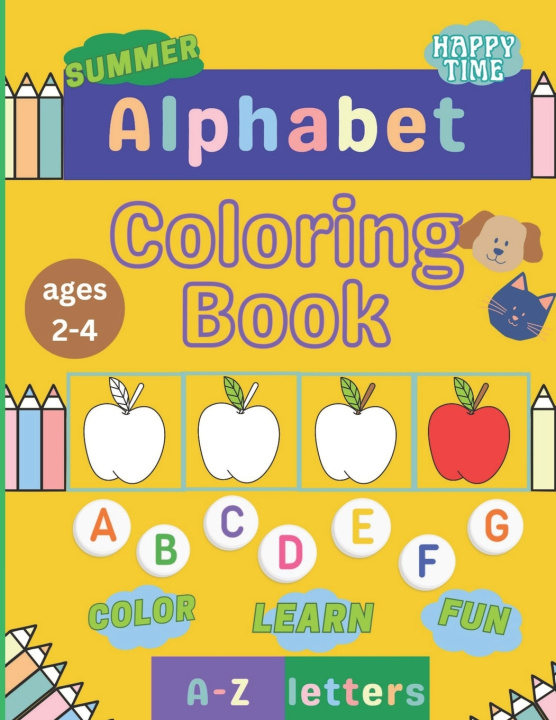 Knjiga ALPHABET COLORING BOOK FOR KIDS BLUESTONE PUBLISHER