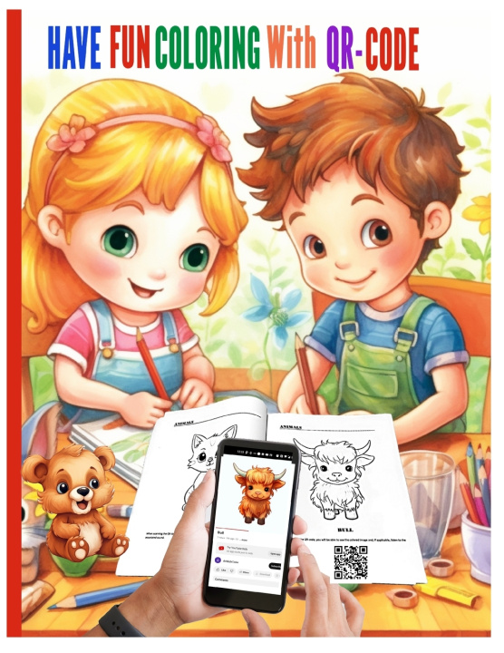 Kniha Have fun coloring with QR-Code Selmis Doriani Lopez Aparicio