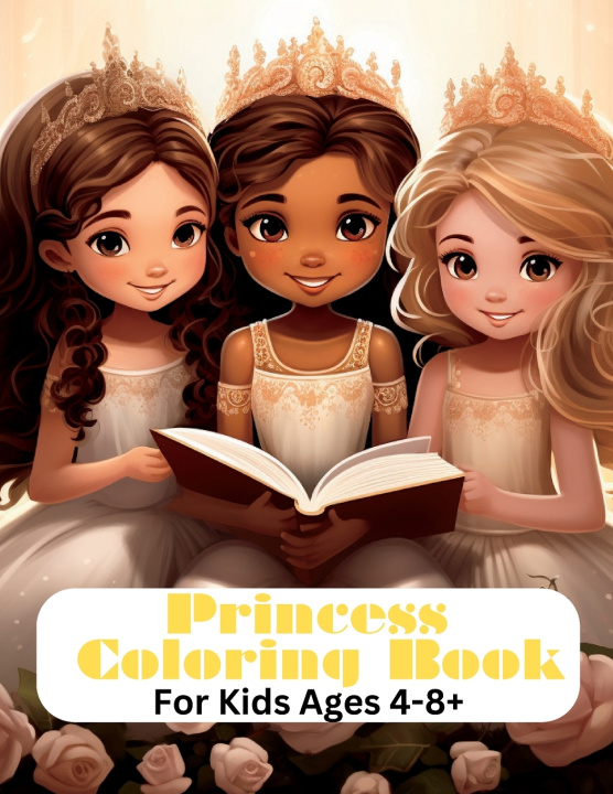 Kniha Princess Coloring Book NATASHA N. JONES