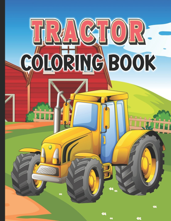 Kniha Tractor Coloring Book Oussama Zinaoui