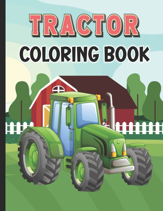 Kniha Tractor Coloring Book Oussama Zinaoui