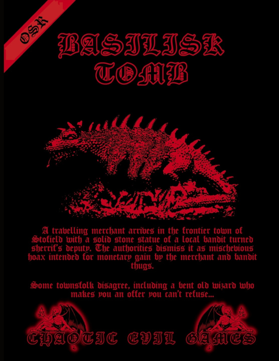 Kniha Basilisk Tomb Chaotic Evil Games