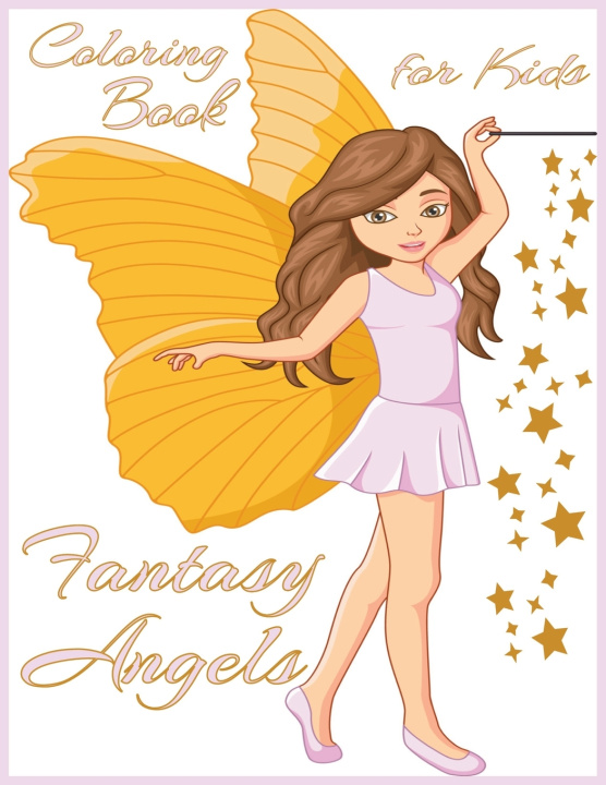 Knjiga Fantasy Angels Colorful Imagination