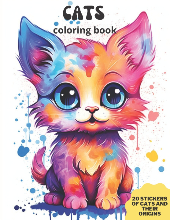 Kniha CATS COLORING BOOK Painting Club