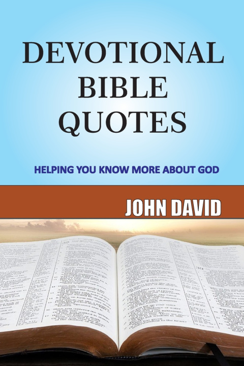 Kniha DEVOTIONAL BIBLE QUOTES DAVID JOHN