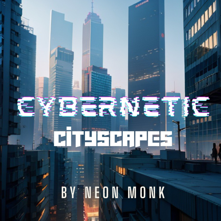 Kniha Cybernetic Cityscapes Neon Monk