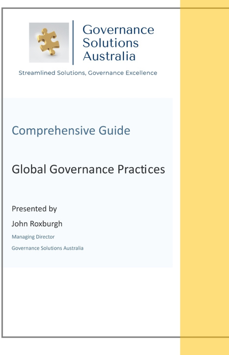 Kniha Comprehensive Guide to Global Governance Practices John Roxburgh