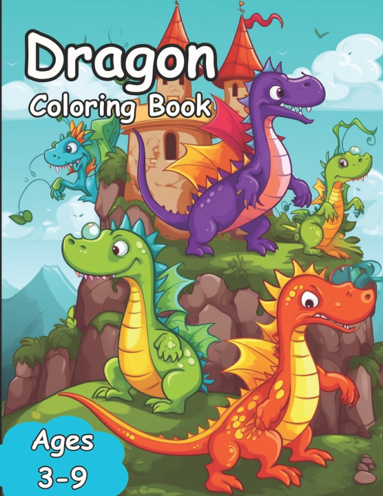 Boek Dragon Coloring Book J Patrick
