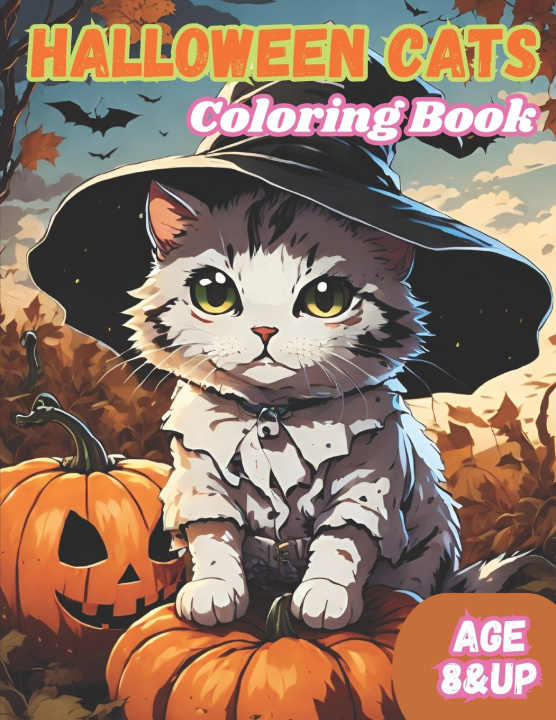 Kniha Halloween Cats, Coloring Book Stayin' Golden