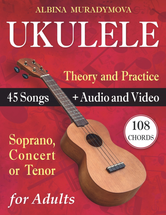 Kniha Ukulele for Adults Albina Muradymova