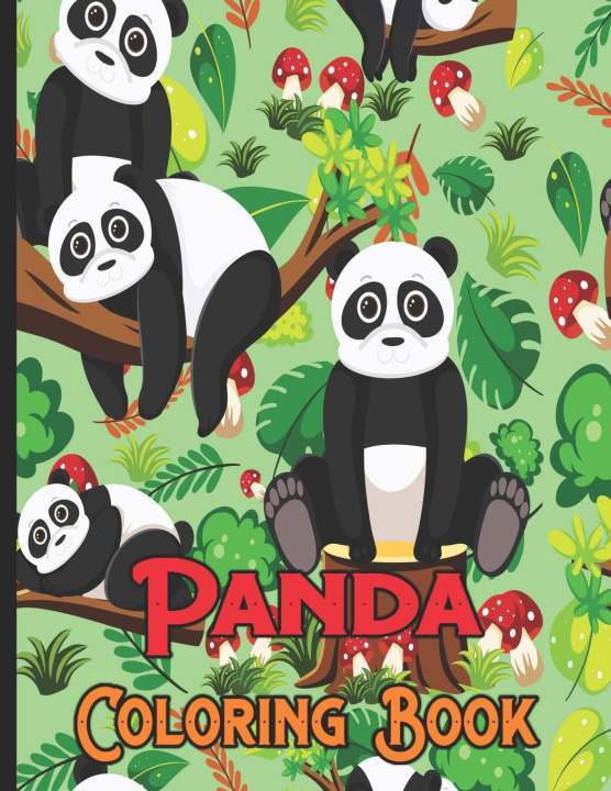 Kniha Panda Coloring Book Oussama Zinaoui