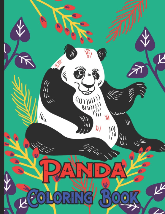 Kniha Panda Coloring Book Oussama Zinaoui