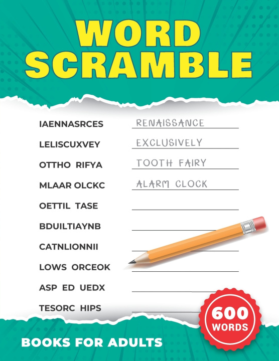 Kniha Word Scramble Books for Adults ALA Books