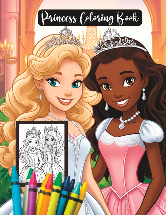 Knjiga Princess Coloring Book Kelly Croll