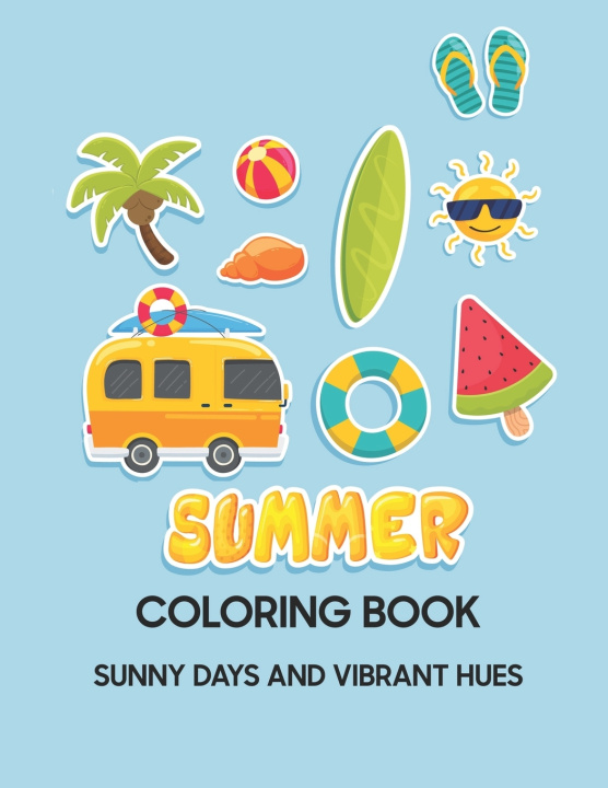 Knjiga Summer Coloring Book Mason Hazar