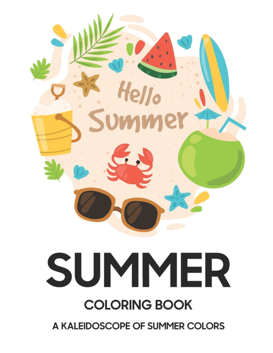Kniha Summer Coloring Book Mason Hazar