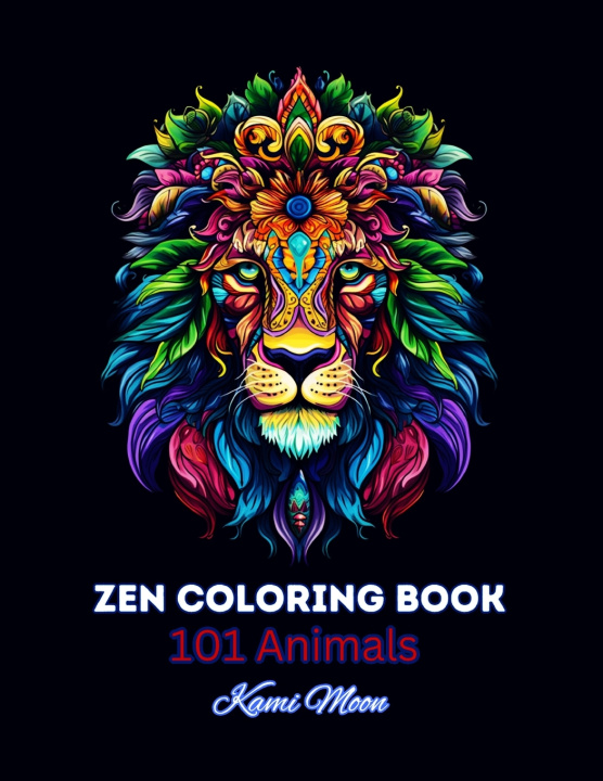 Knjiga Zen Coloring Book Kami Moon