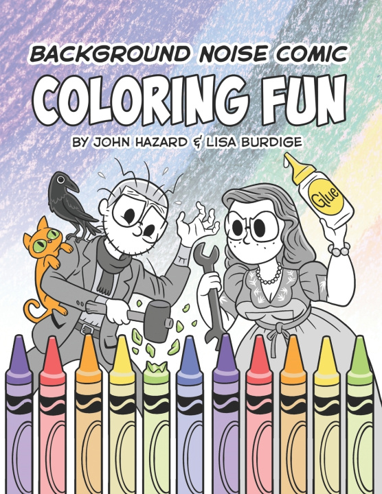 Kniha Background Noise Comic Coloring Fun Lisa Burdige