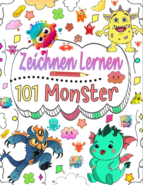 Kniha 101 Monster zeichnen lernen Nakhsa Katsuhito