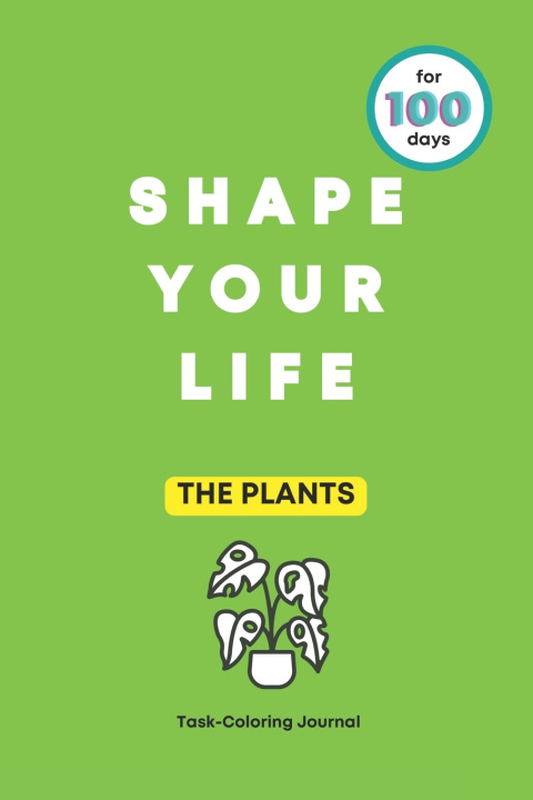 Kniha SHAPE YOUR LIFE Task Coloring Journal Happy Pretzel