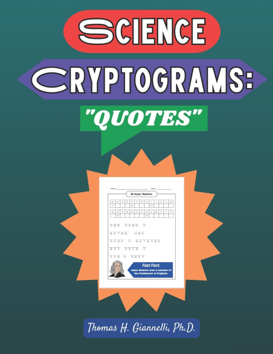 Kniha Science Cryptograms Thomas H Giannelli Ph.D.