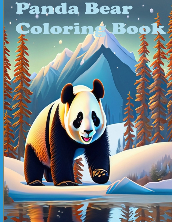 Kniha Panda Bear Coloring Book JAMAL ROMI
