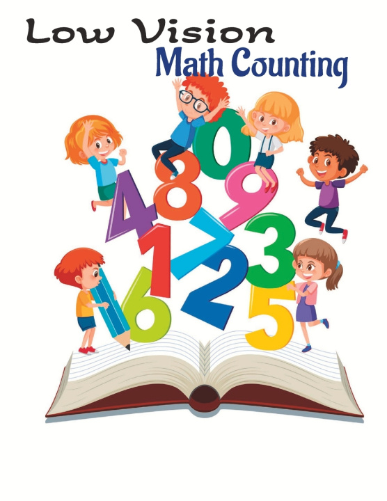 Kniha Low Vision Math Counting Activity Book Elizabeth Sanders