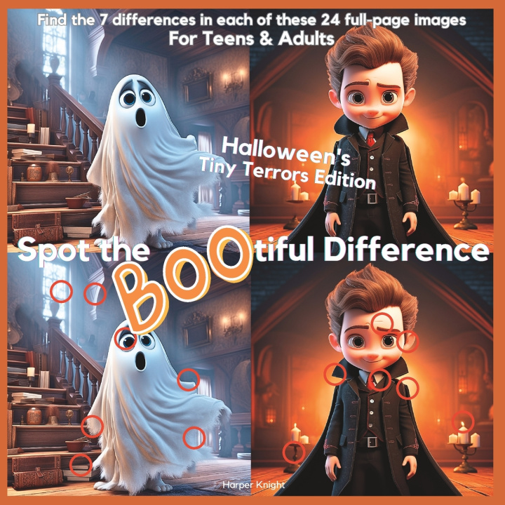 Knjiga Spot the BOO-tiful Difference Harper Knight