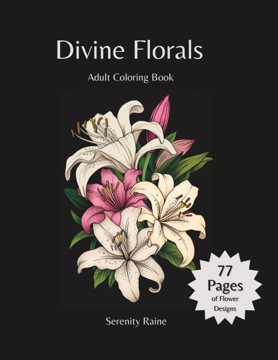 Kniha Divine Florals Serenity Raine
