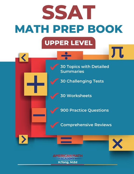 Kniha SSAT UPPER LEVEL MATH PREP BOOK American Math Academy
