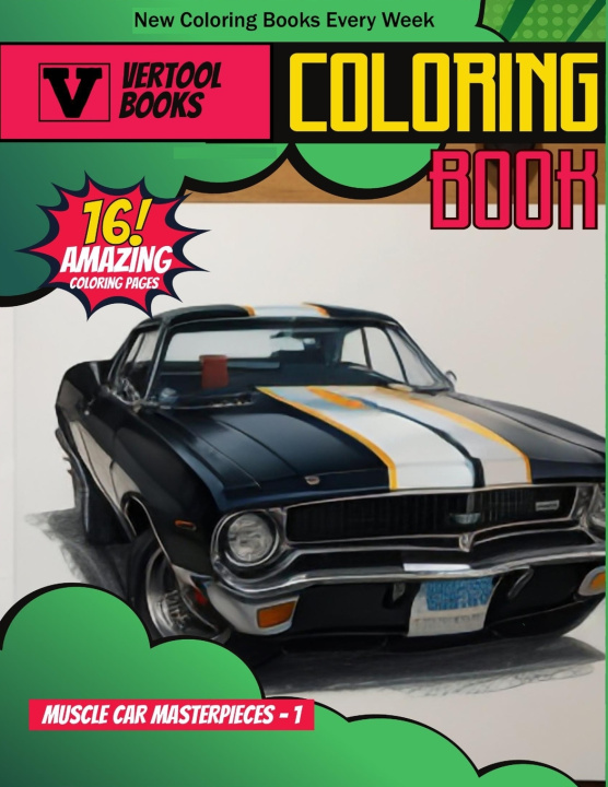 Kniha Muscle Car Masterpieces 1 Vertool Books